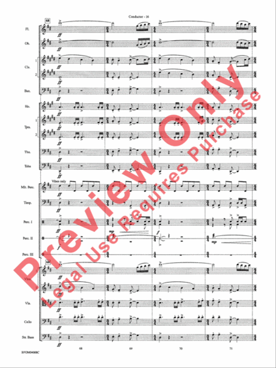 Bellingrath Gardens Full Orchestra scores gallery preview page 19
