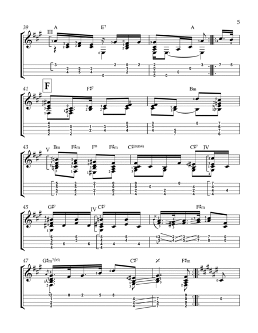 Variaciones sobre tema de Mozart Ukulele scores gallery preview page 5