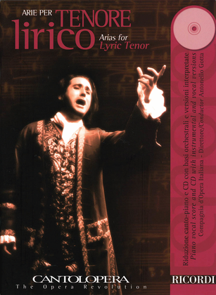 Book cover for Arias for Lyric Tenor