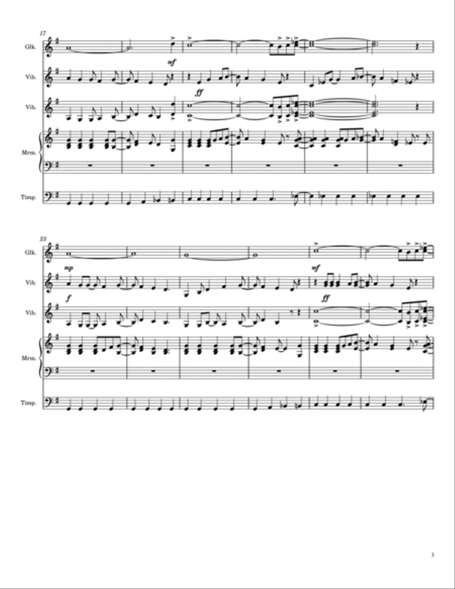 All I Want For Christmas Is You Percussion scores gallery preview page 3