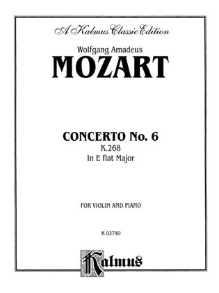 Book cover for Mozart: Violin Concerto No. 6 in E flat Major, K. 268
