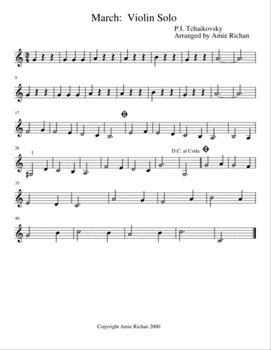 The Violinist's Nutcracker Violin Solo scores gallery preview page 4