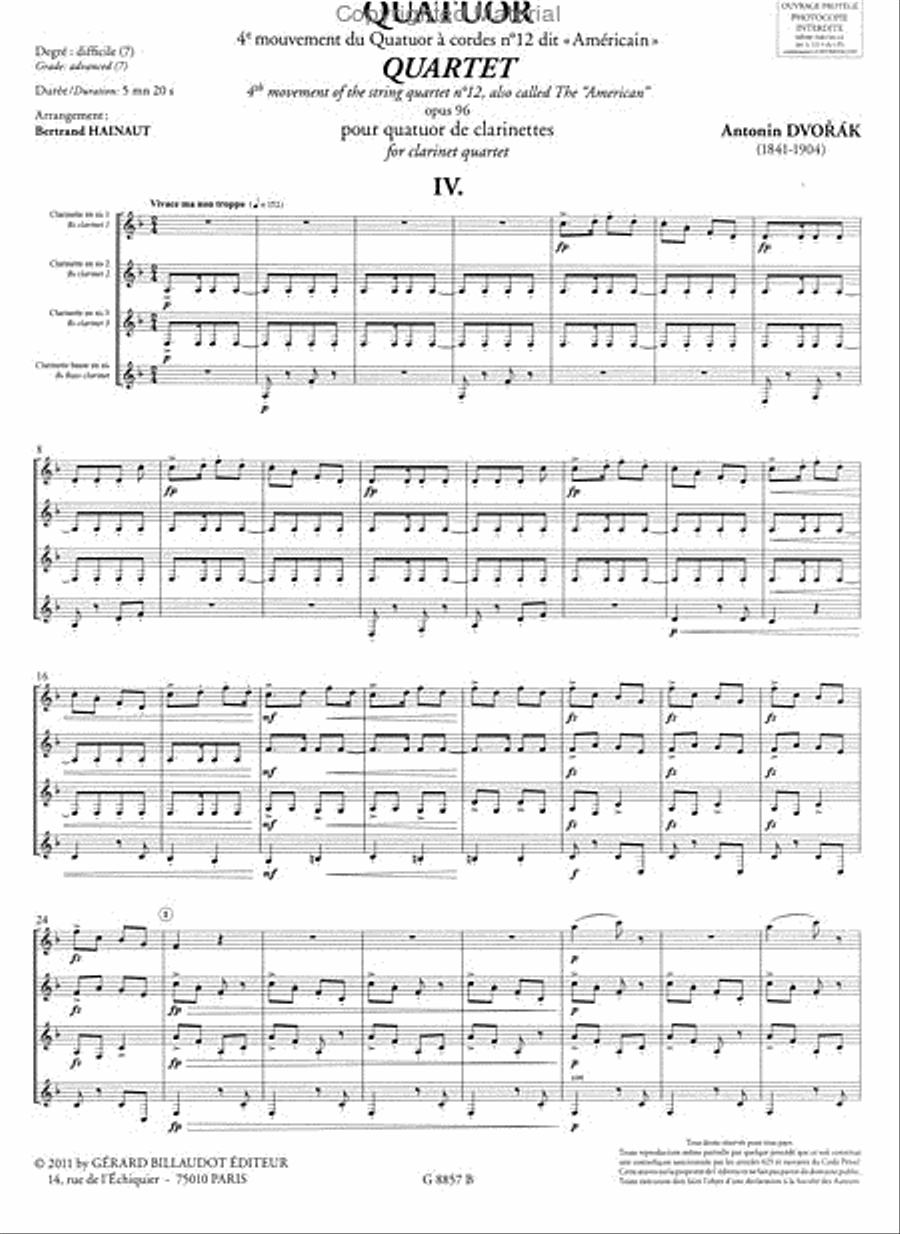 Quatuor Chamber Music scores gallery preview page 2