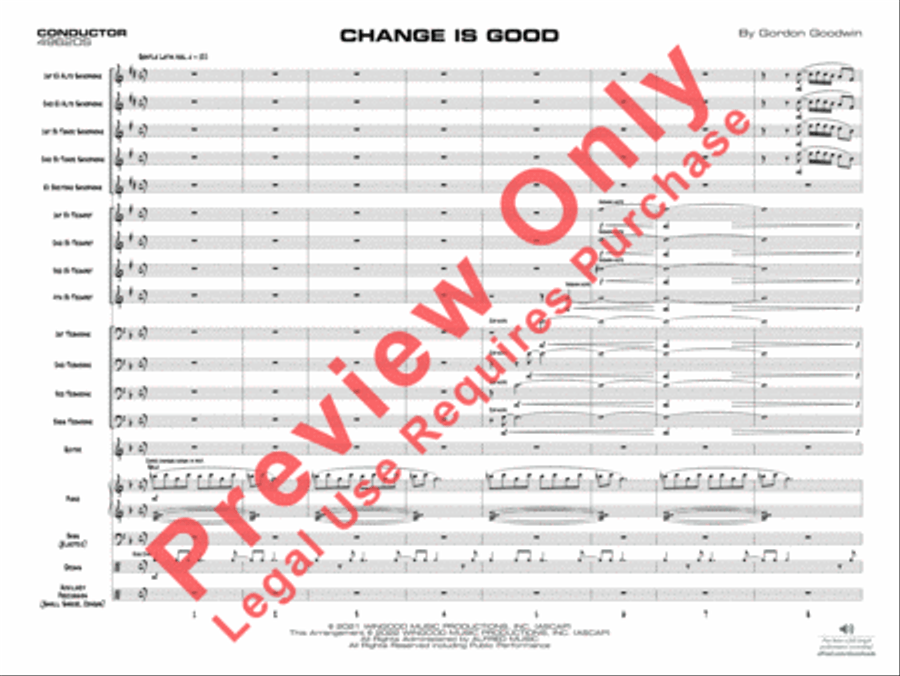 Change Is Good Jazz Ensemble scores gallery preview page 4