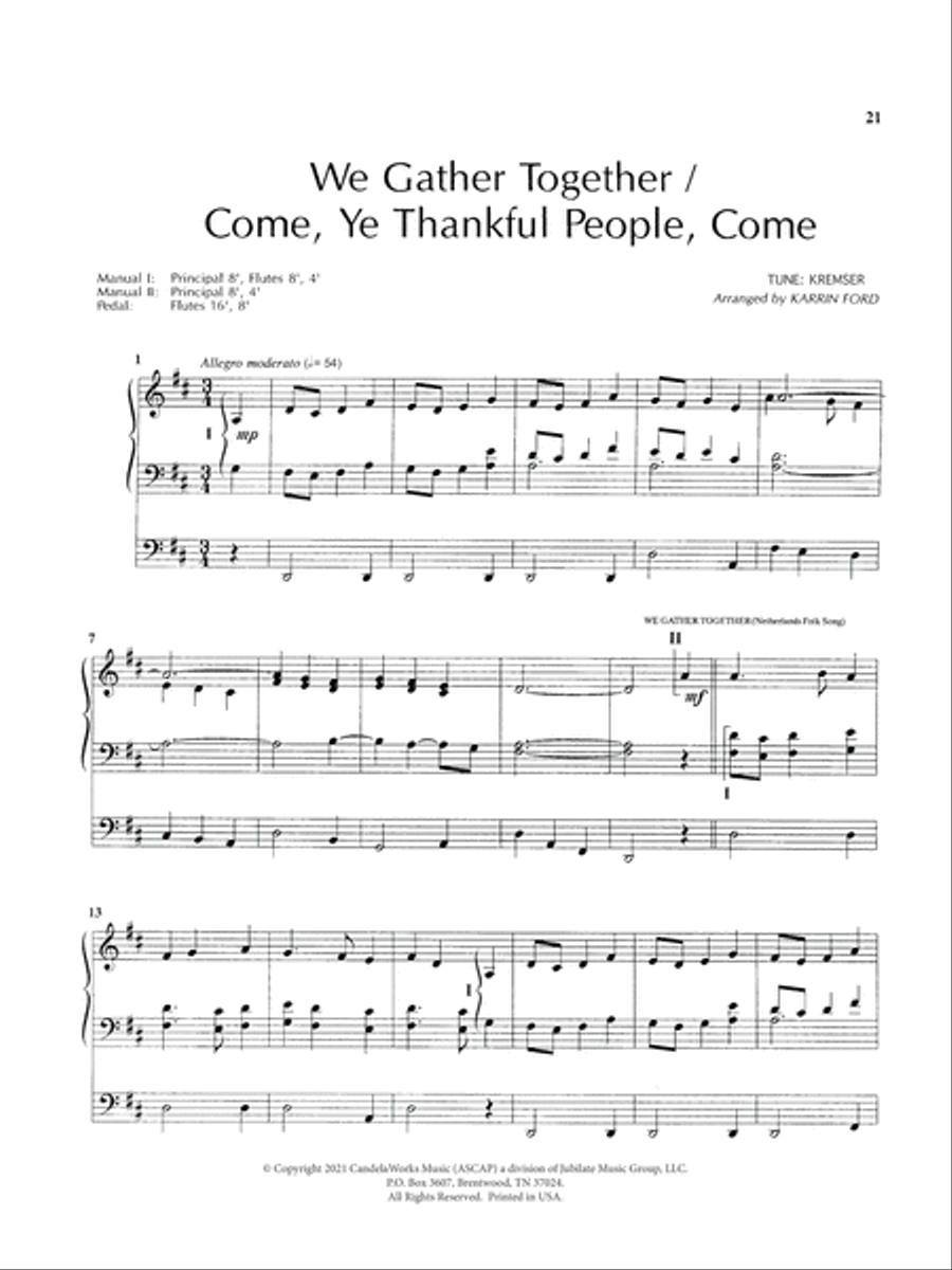 Seasons of the Spirit Organ Solo scores gallery preview page 12