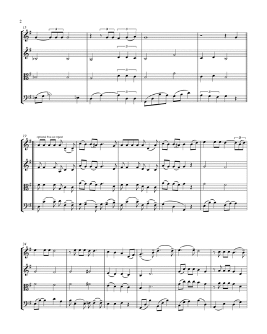 What A Wonderful World String Trio scores gallery preview page 5