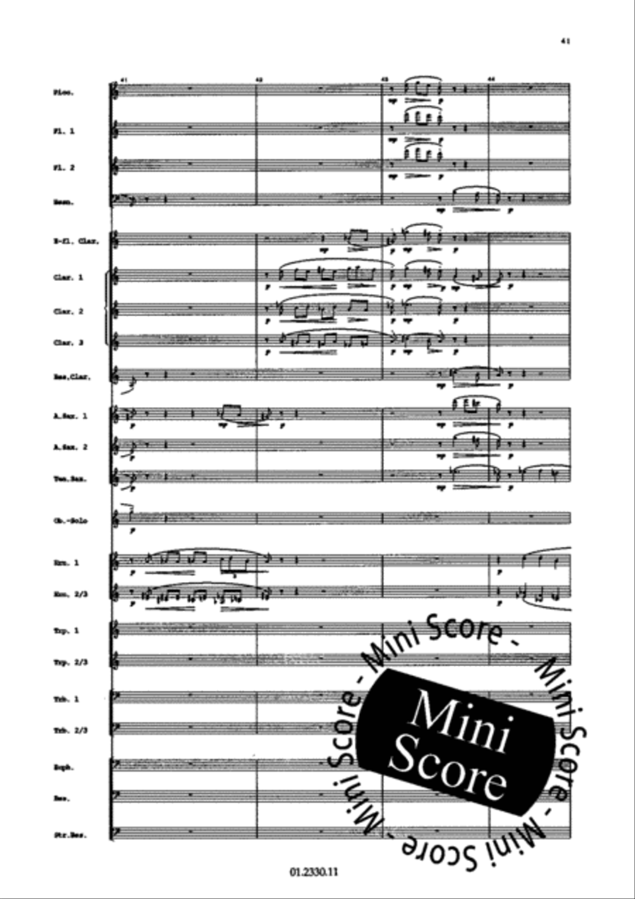 Concerto Pour Harmonica Concerto Pour Harmonica Concert Band scores gallery preview page 47