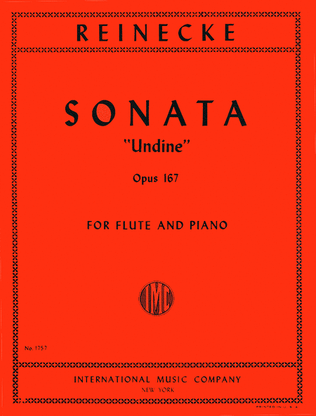 Book cover for Sonata Undine, Opus 167