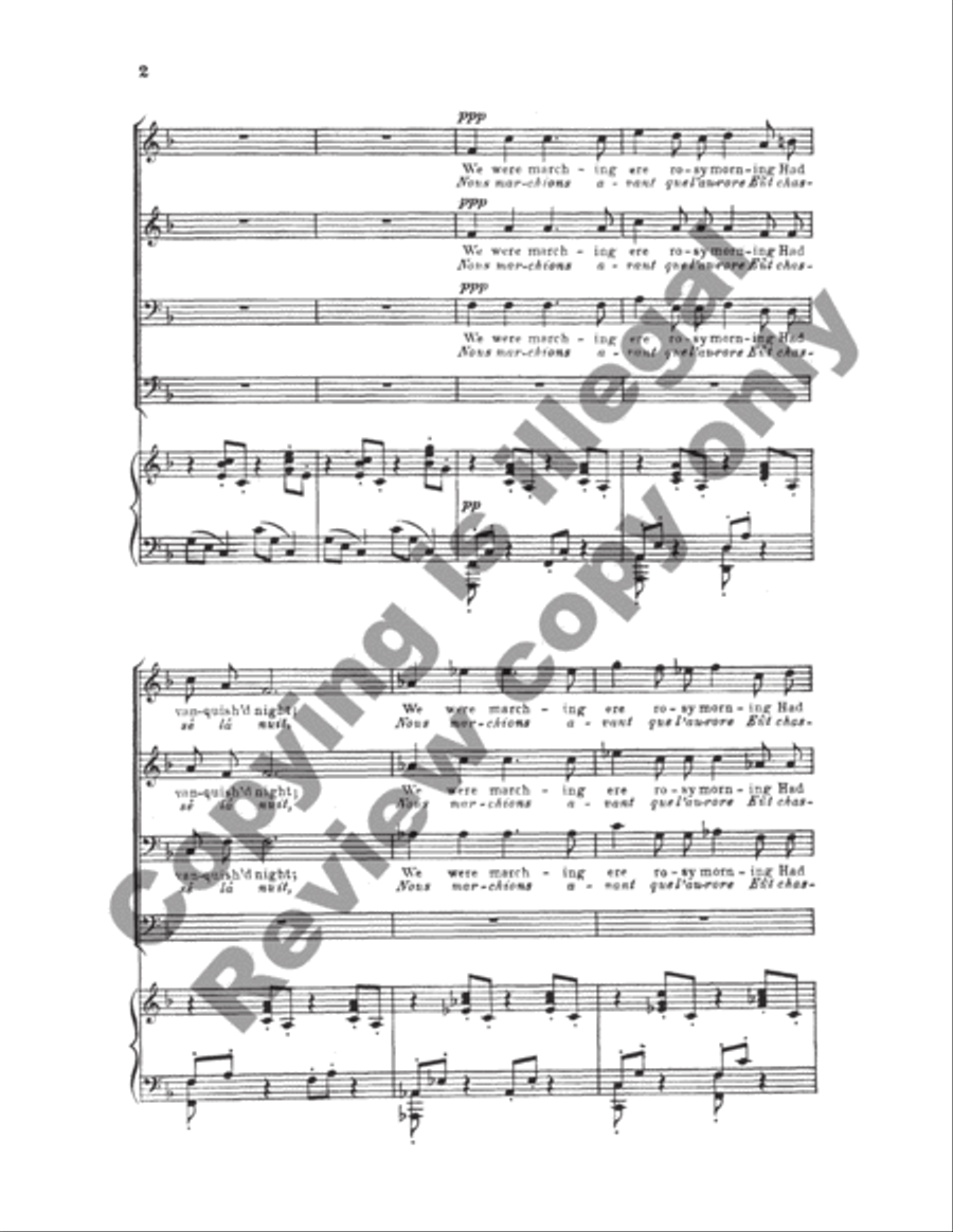 Rebecca: Chorus of Camel Drivers (Choeur des Chameliers) TTBB scores gallery preview page 4