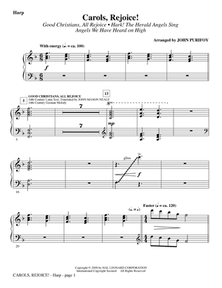 Carols, Rejoice! (Medley) - Harp