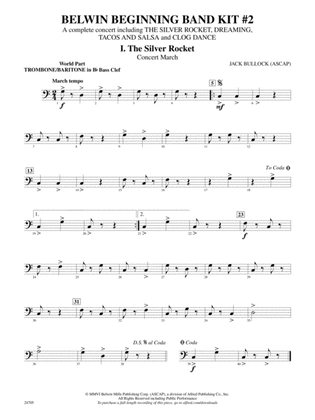 Belwin Beginning Band Kit #2: (wp) 1st B-flat Trombone B.C.