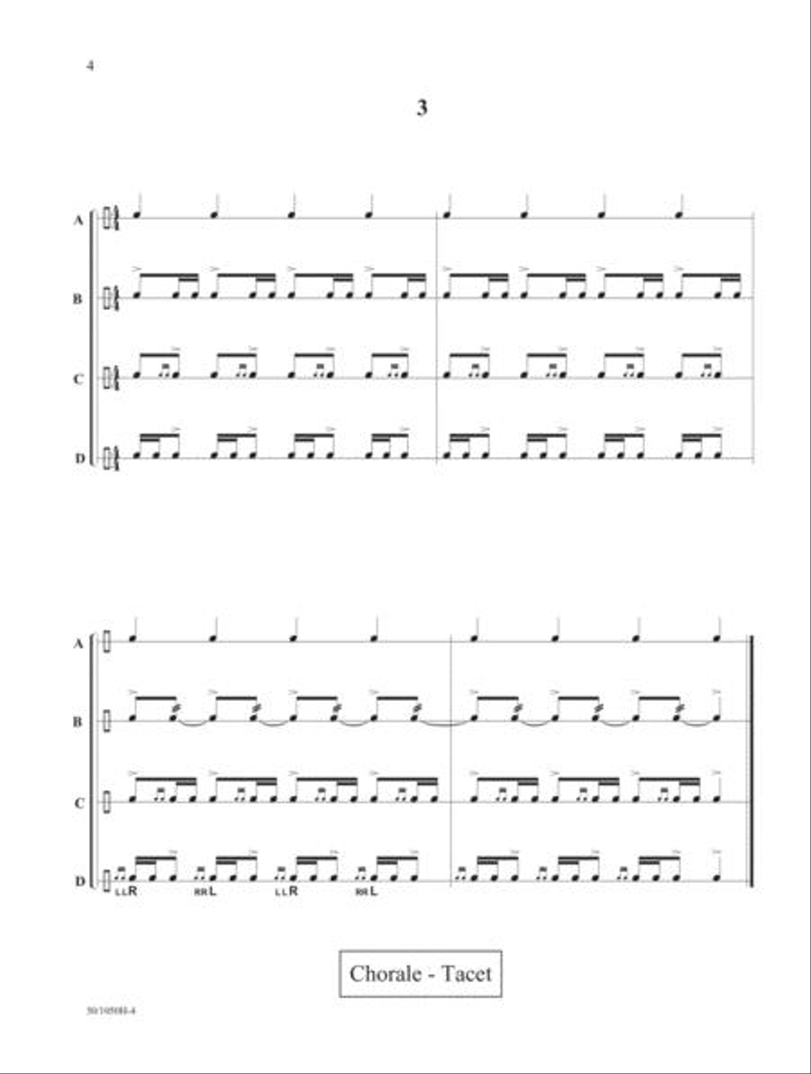 Technicises For Band Percussion Percussion scores gallery preview page 4