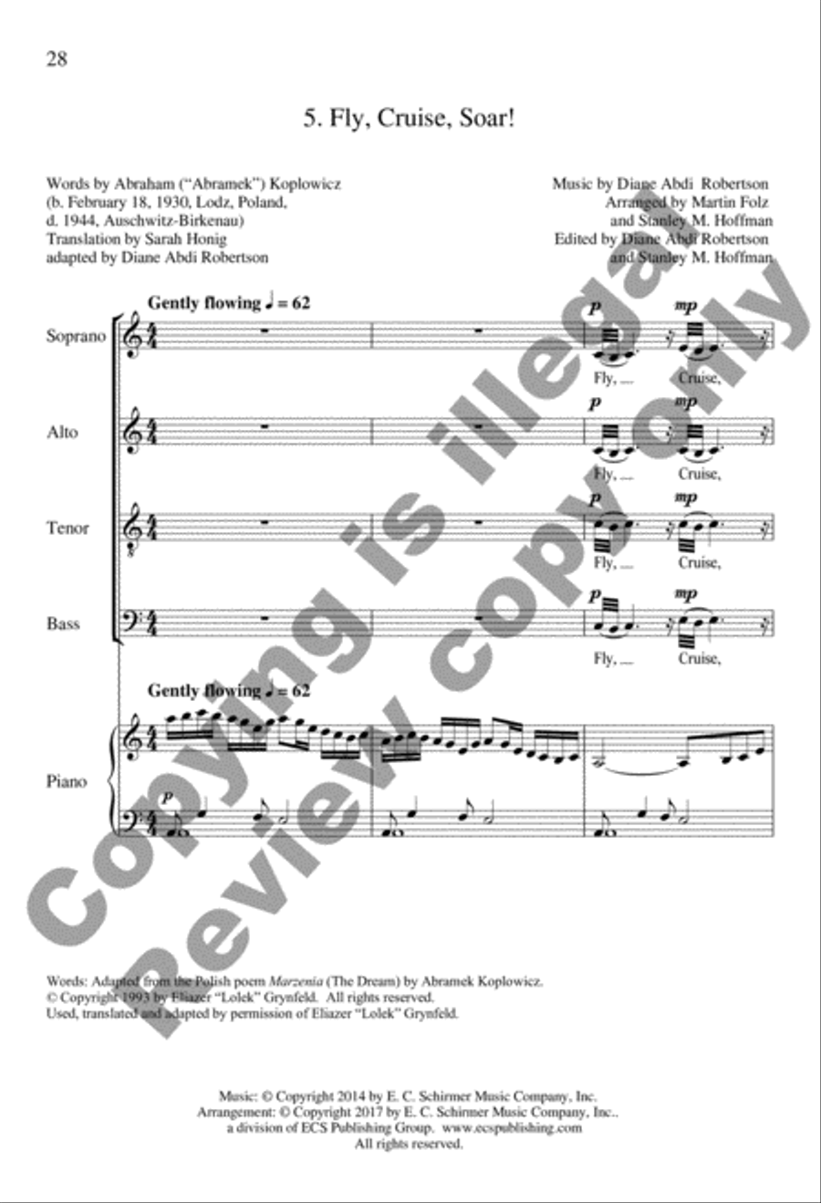 Dream 4-Part scores gallery preview page 12