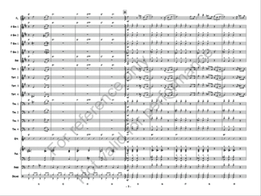 Blues March Jazz Ensemble scores gallery preview page 10