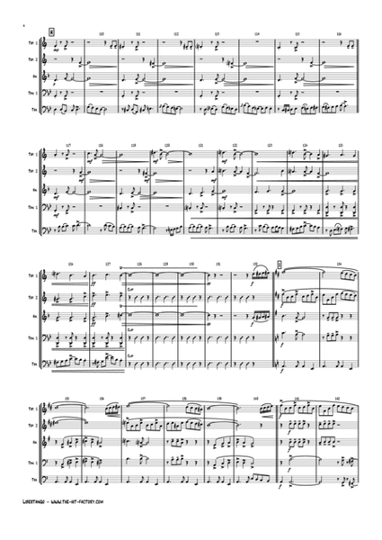 Libertango - Astor Piazolla - Tango Nuevo - Brass Quintet  Digital Sheet Music