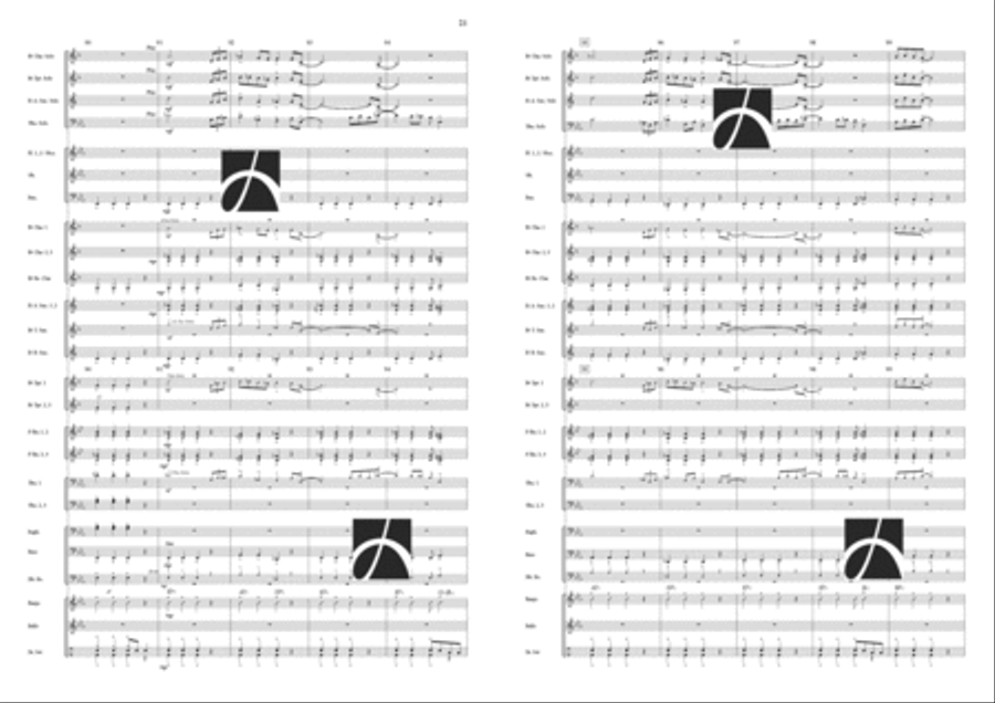 Tribute to Dixie Concert Band scores gallery preview page 11