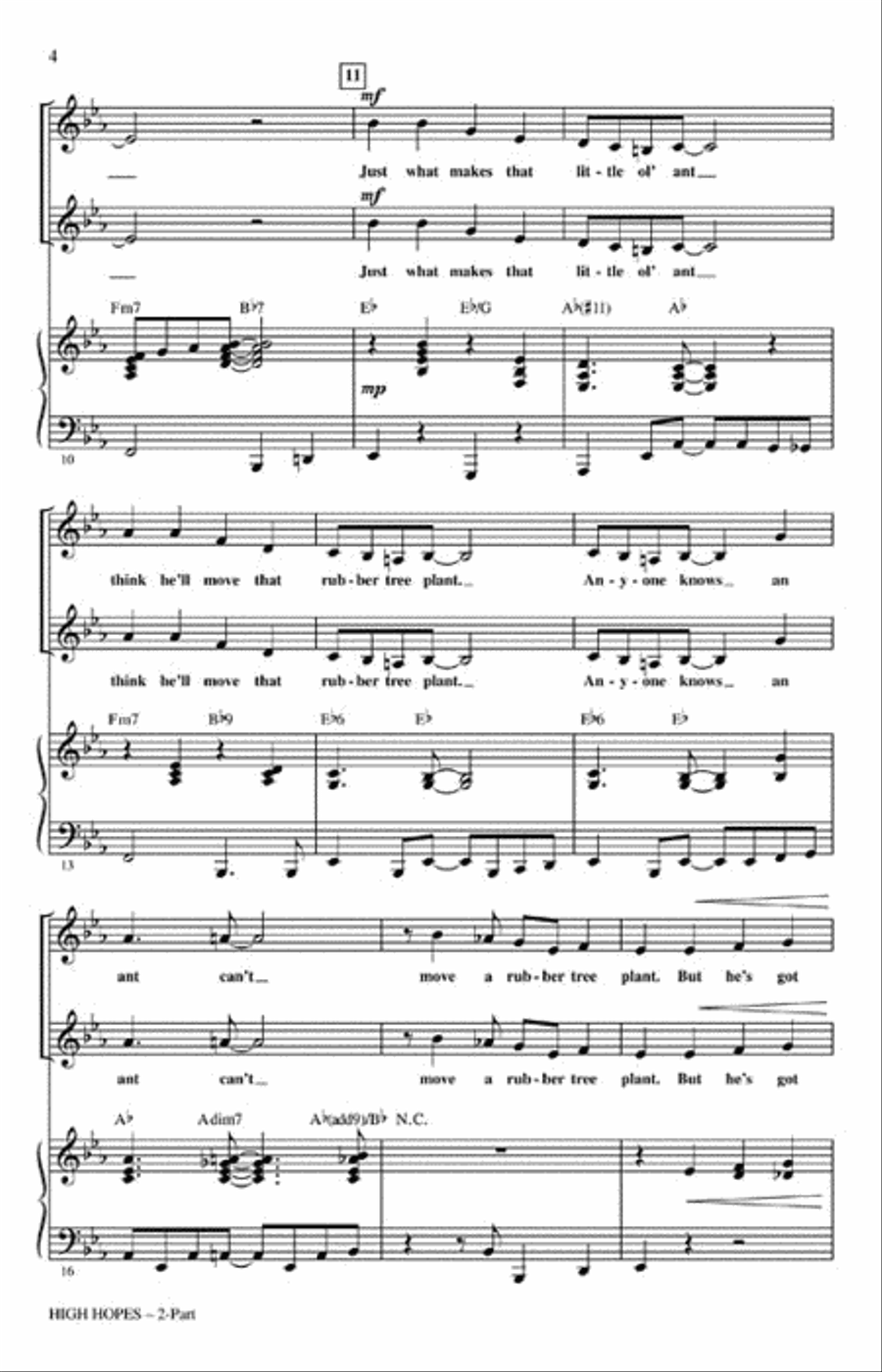 High Hopes 2-Part scores gallery preview page 3