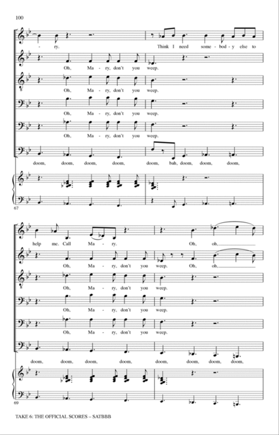 Mary Mary A Cappella scores gallery preview page 18
