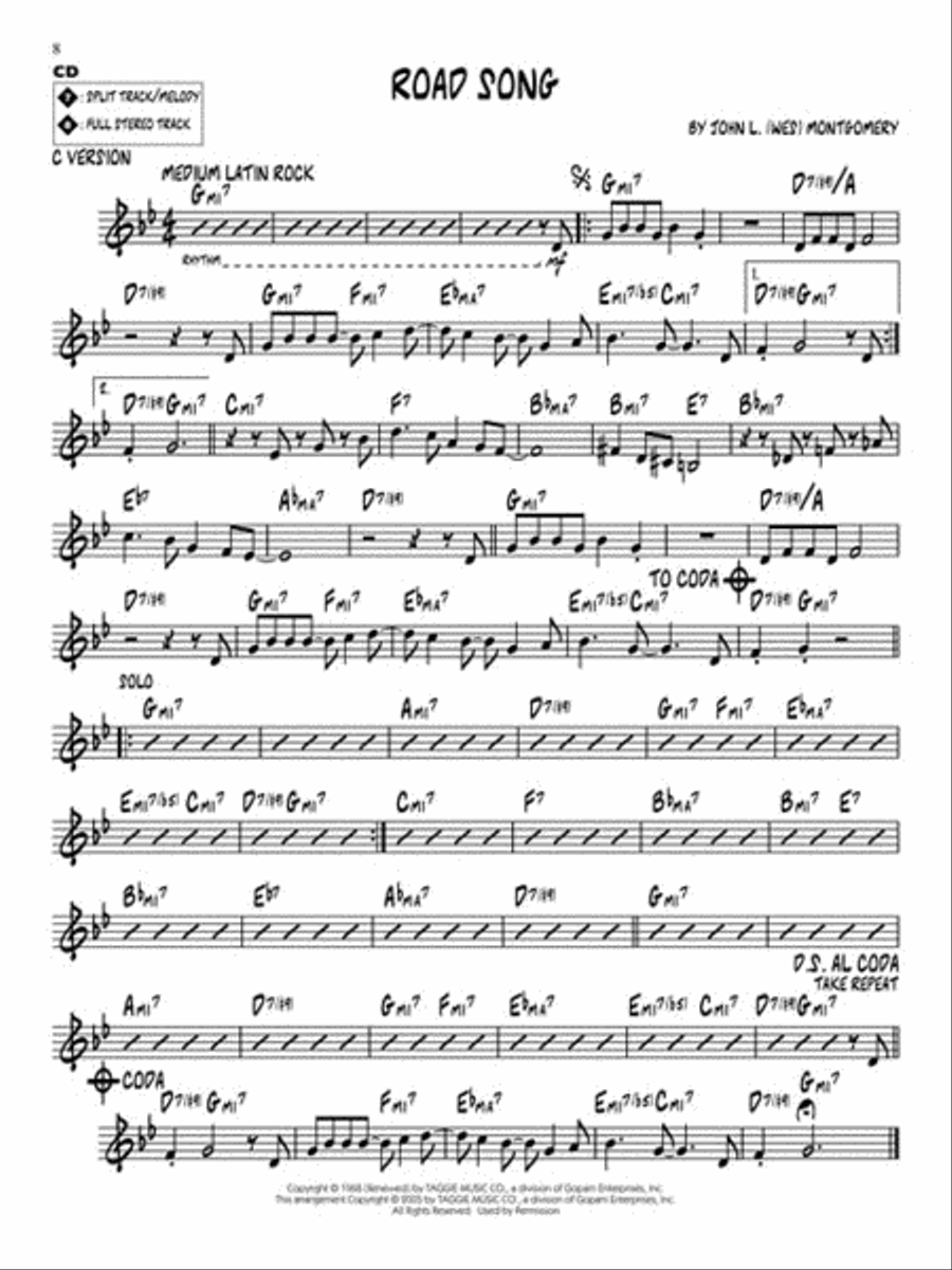 Wes Montgomery C Instrument scores gallery preview page 5