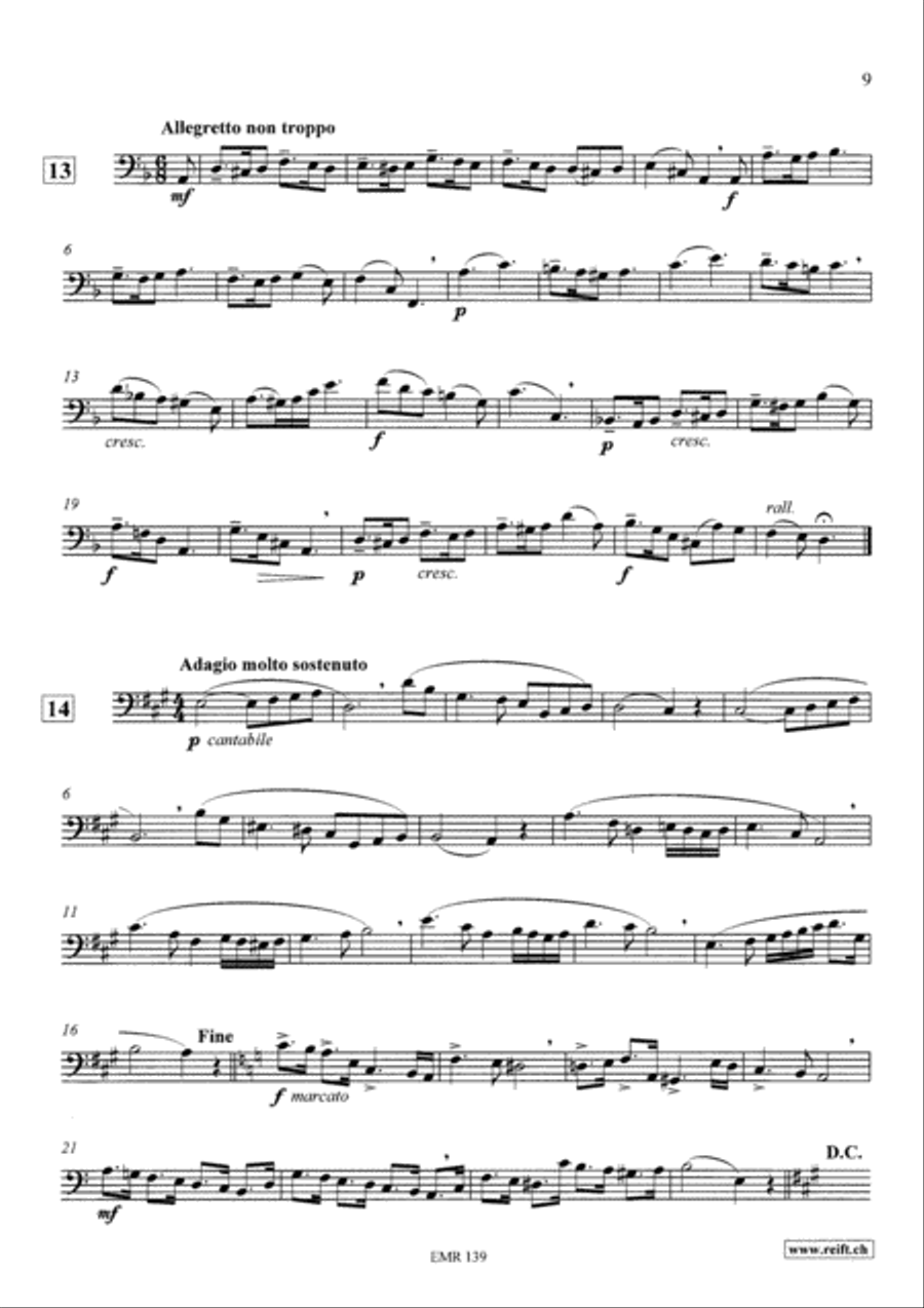 Technical & Melodic Studies Vol. 4 Trombone scores gallery preview page 9