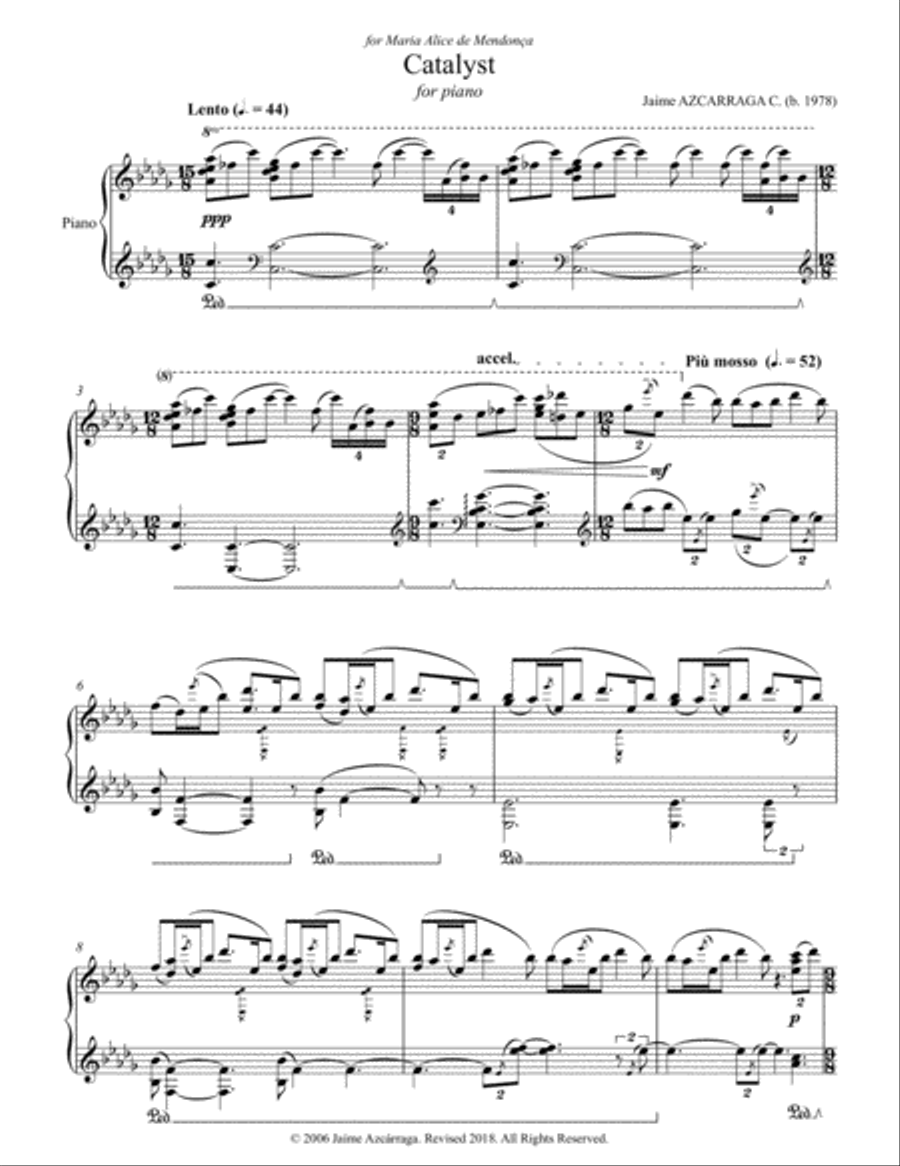 Catalyst Piano Solo scores gallery preview page 2