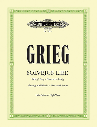 Book cover for Solveig's Song (High Voice)