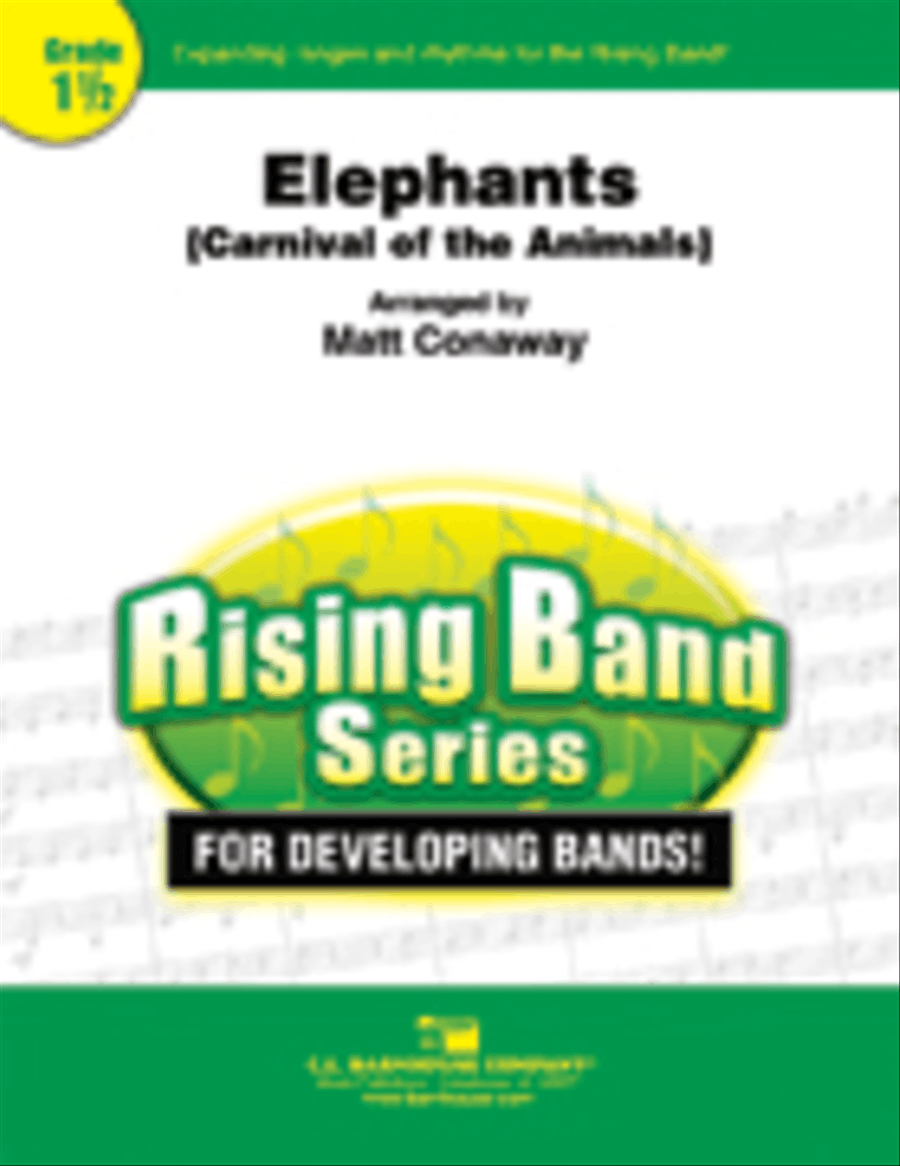 Elephants Concert Band scores gallery preview page 1
