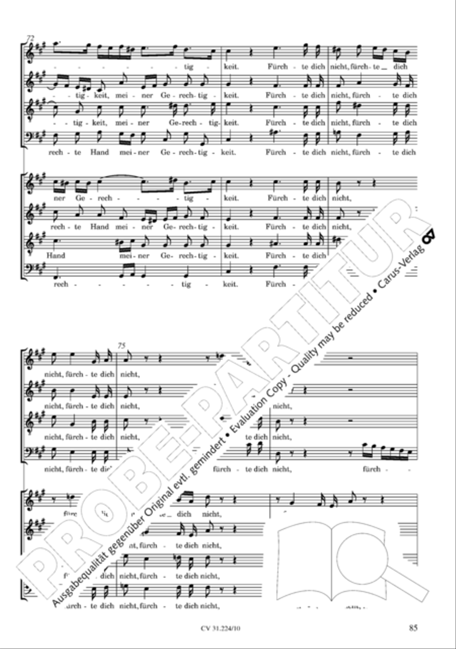 The complete motets (without Bc) Choir scores gallery preview page 92