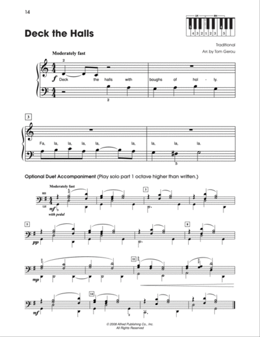 5 Finger Christmas (Value Pack) Piano Method scores gallery preview page 3