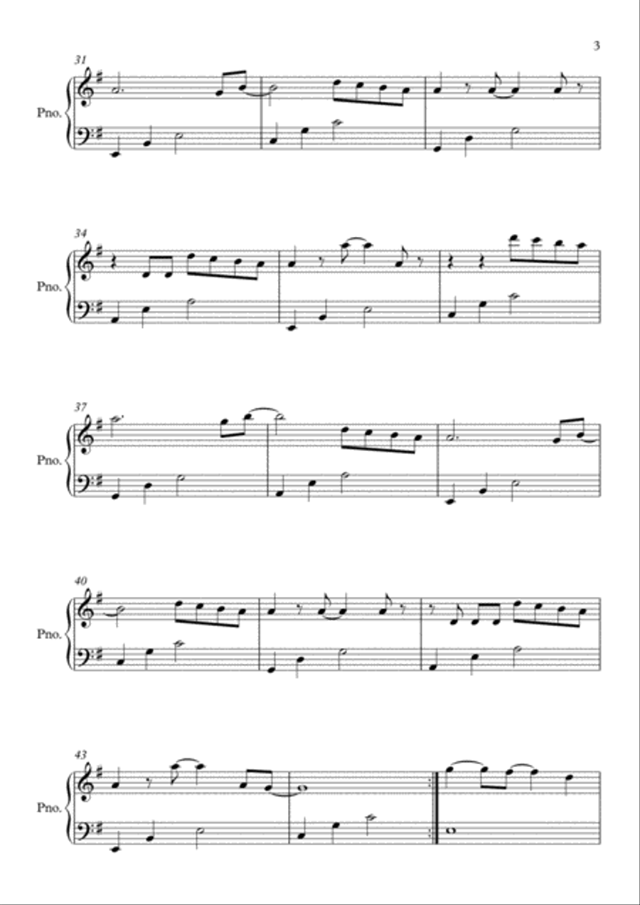 Firework Easy Piano scores gallery preview page 3