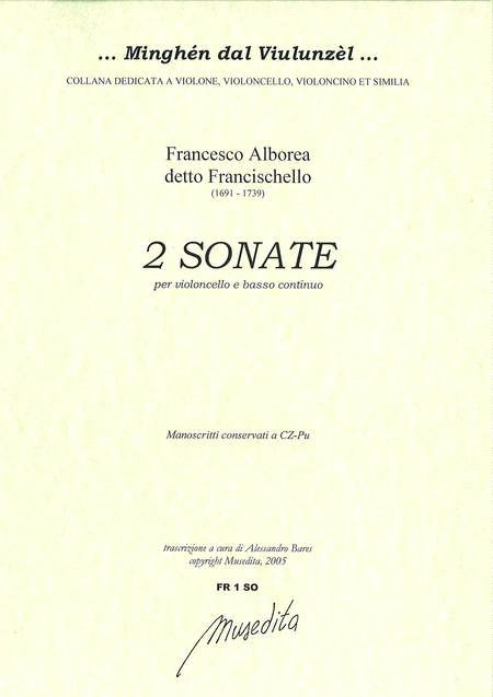 2 Cello Sonatas (Manuscript, CZ-Pu)