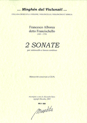 Book cover for 2 Sonate (Ms, CZ-Pu)