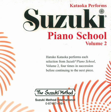 Suzuki Piano School, Volume 2 - Compact Disc