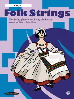 Book cover for Folk Strings for String Quartet or String Orchestra