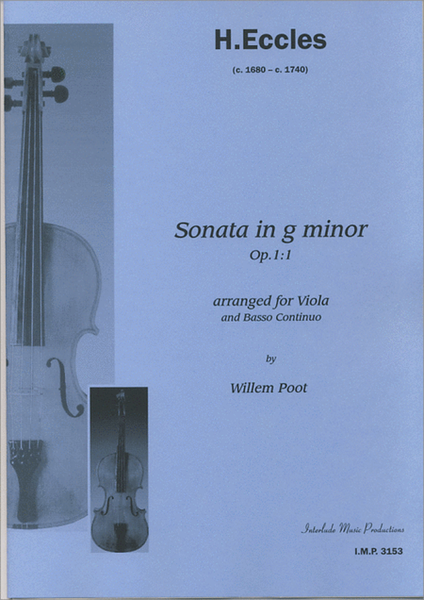 Sonate 11 G Op.1