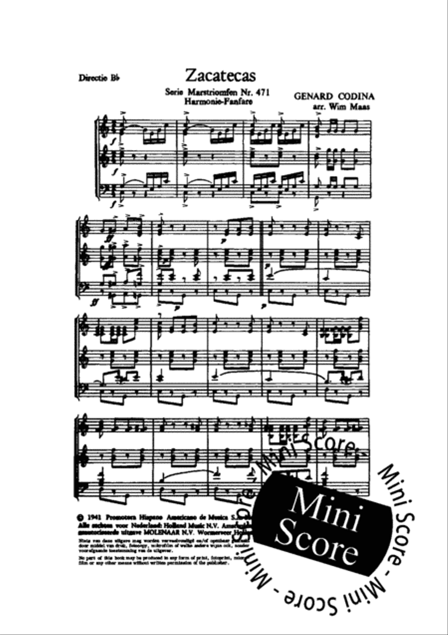 Zacatecas Fanfare Band scores gallery preview page 4