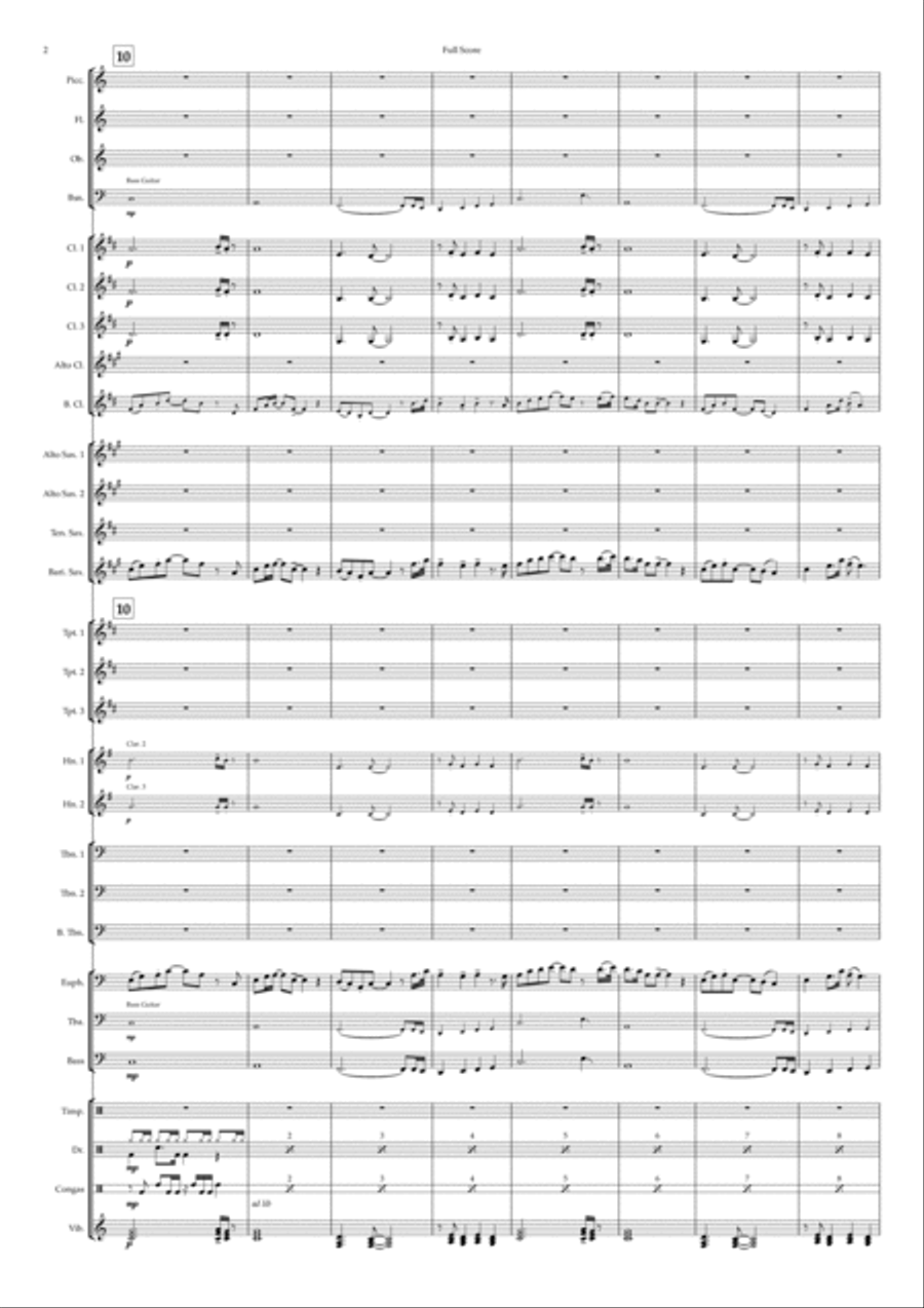 Looking For Linda Concert Band scores gallery preview page 2