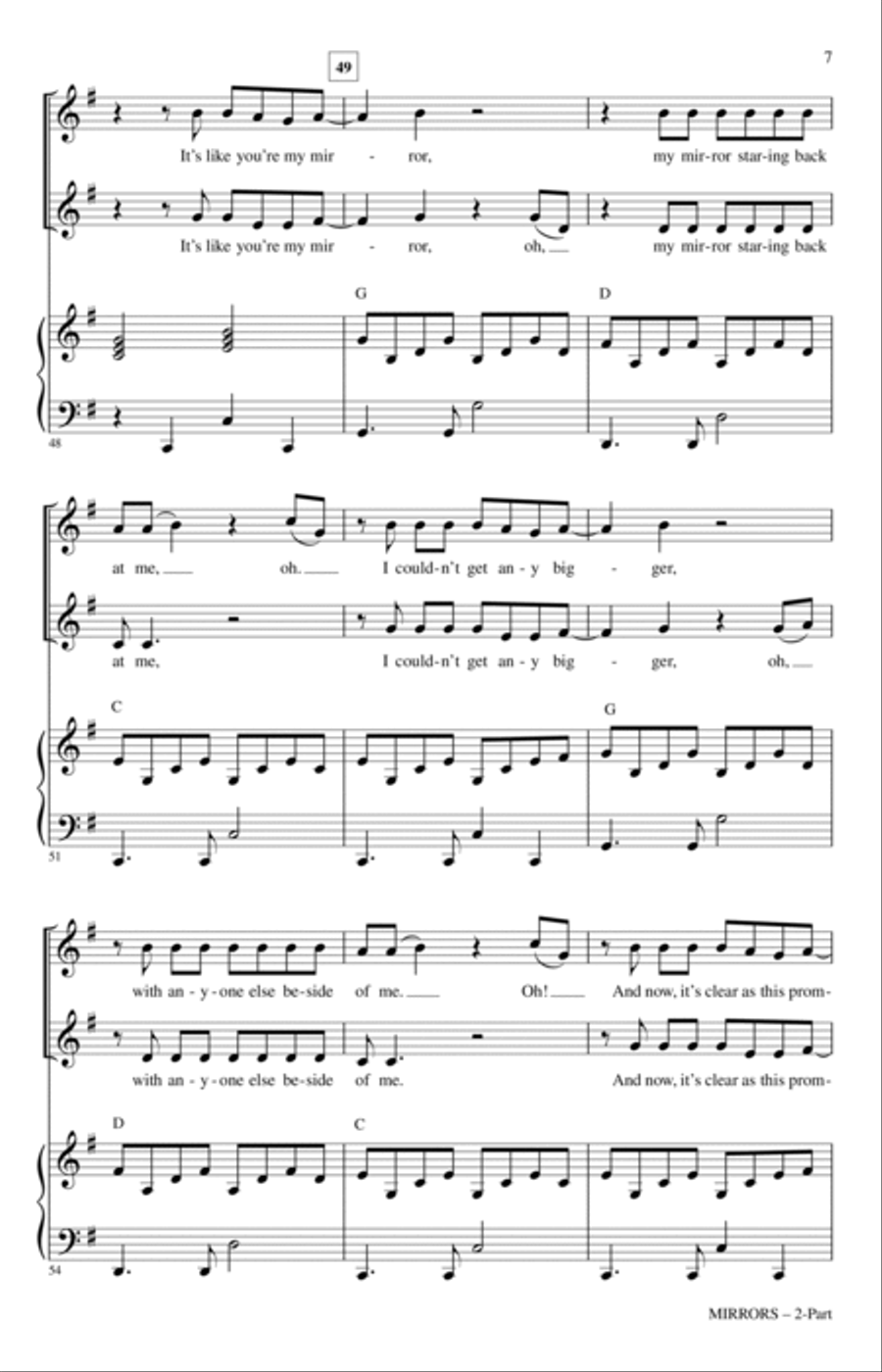 Mirrors Mirrors 2-Part scores gallery preview page 6