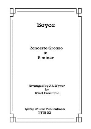 Boyce Concerto Grosso arr. wind ensemble