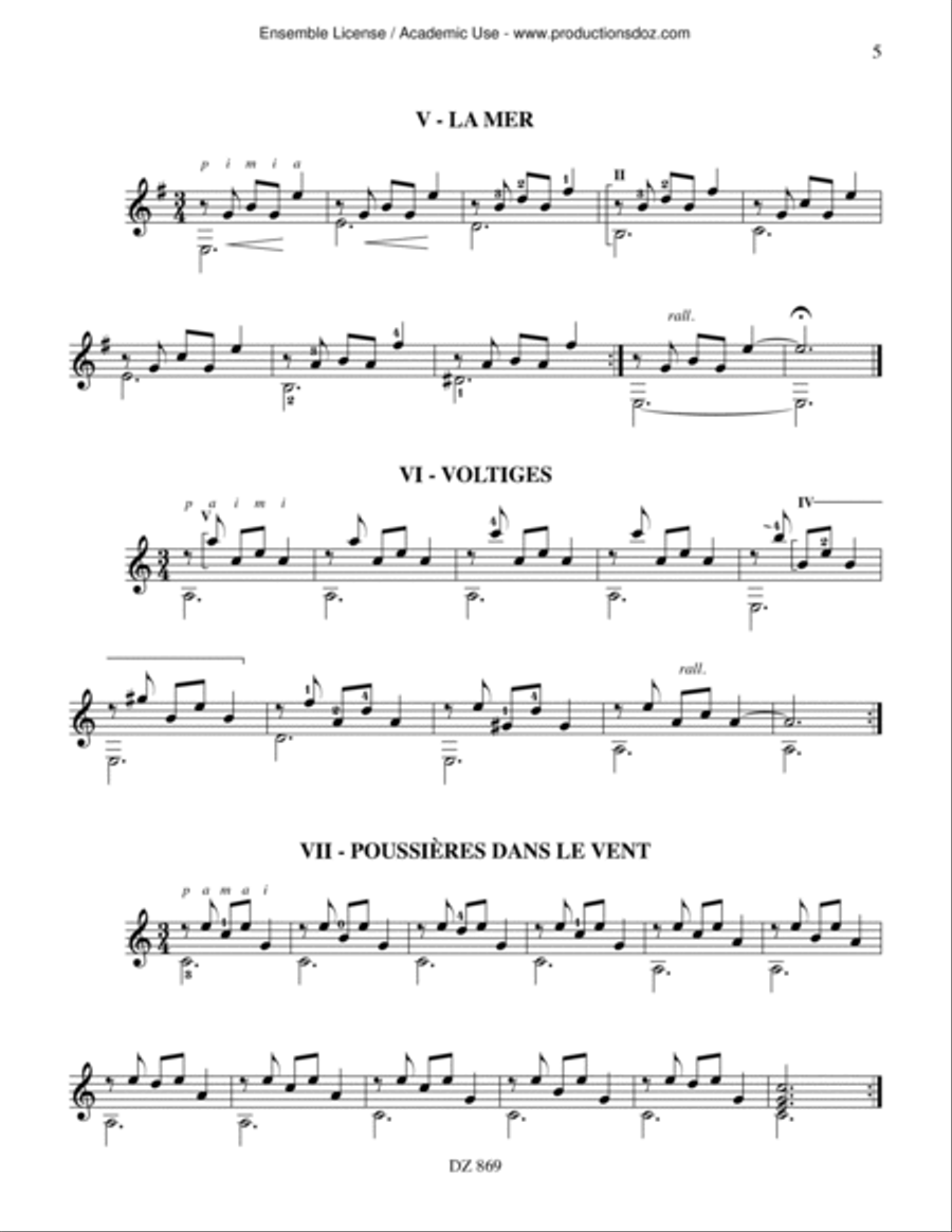 15 études 15 études Classical Guitar scores gallery preview page 5
