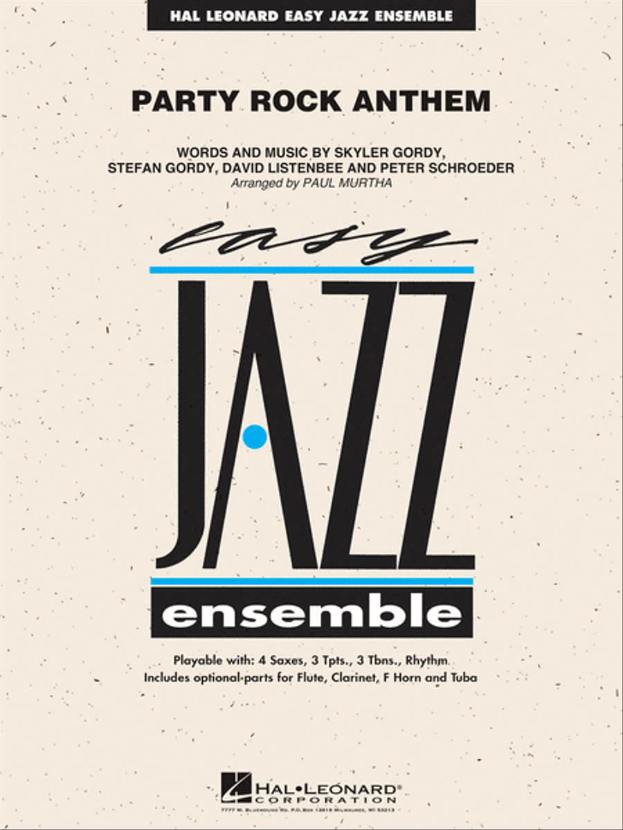 Party Rock Anthem Jazz Ensemble scores gallery preview page 1