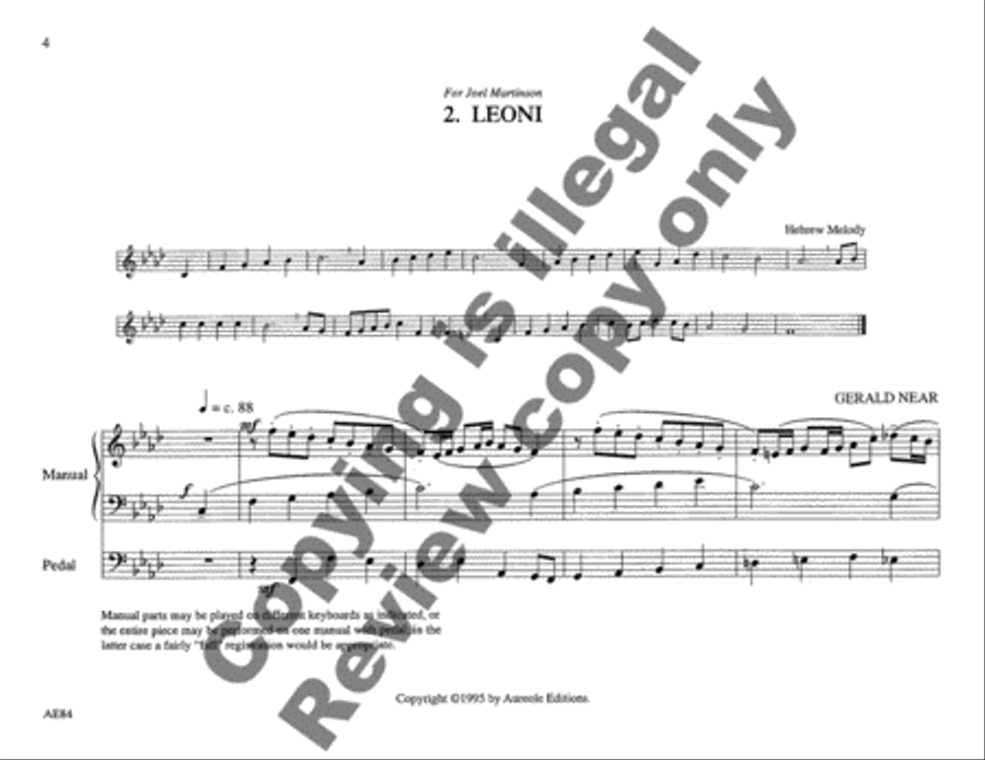 Choraleworks II Ten Chorale Preludes for Organ Organ Solo scores gallery preview page 5