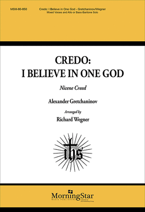 Book cover for I Believe in One God (Nicene Creed)