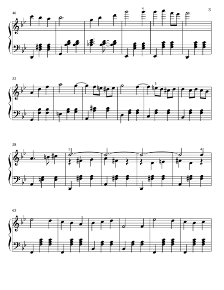 Howl's Moving Castle Piano scores gallery preview page 3