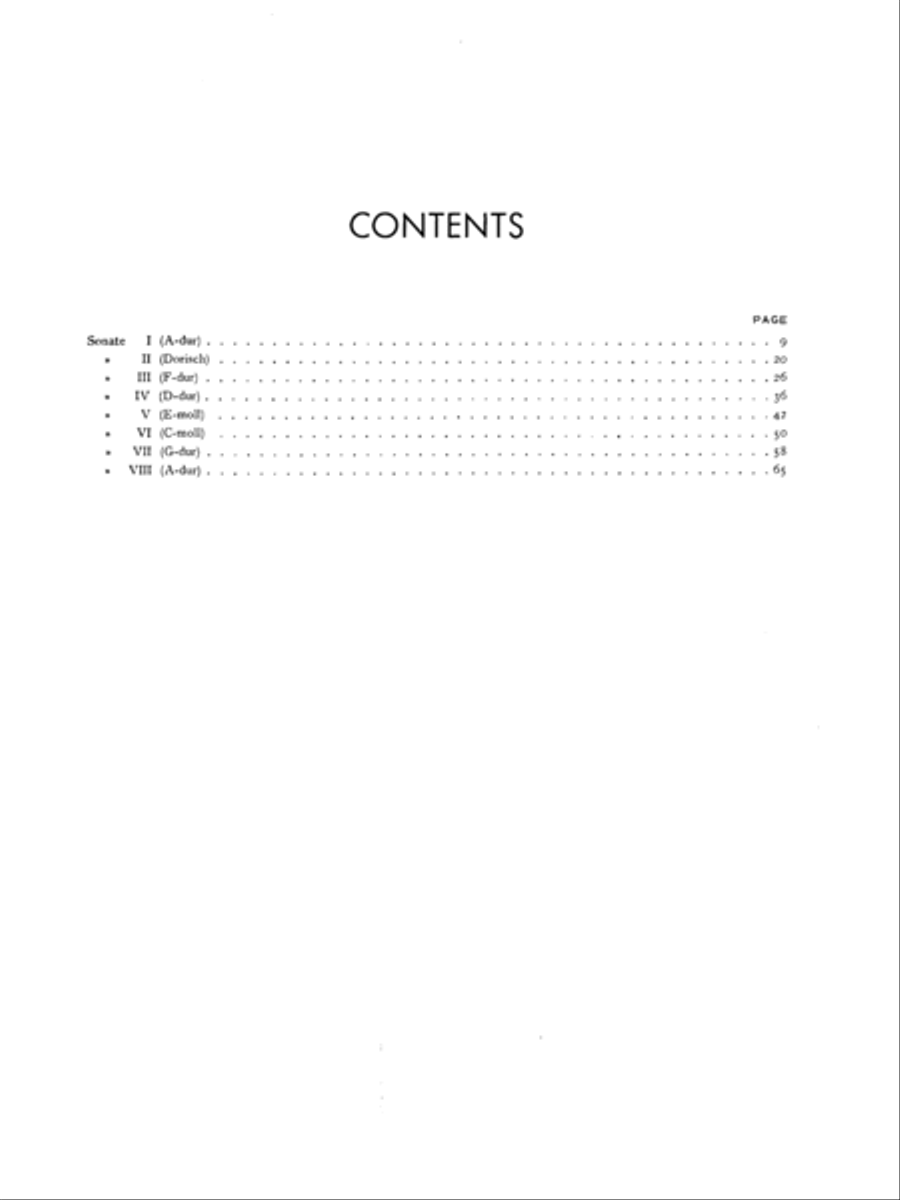 Eight Violin Sonatas Eight Violin Sonatas Violin Solo scores gallery preview page 3