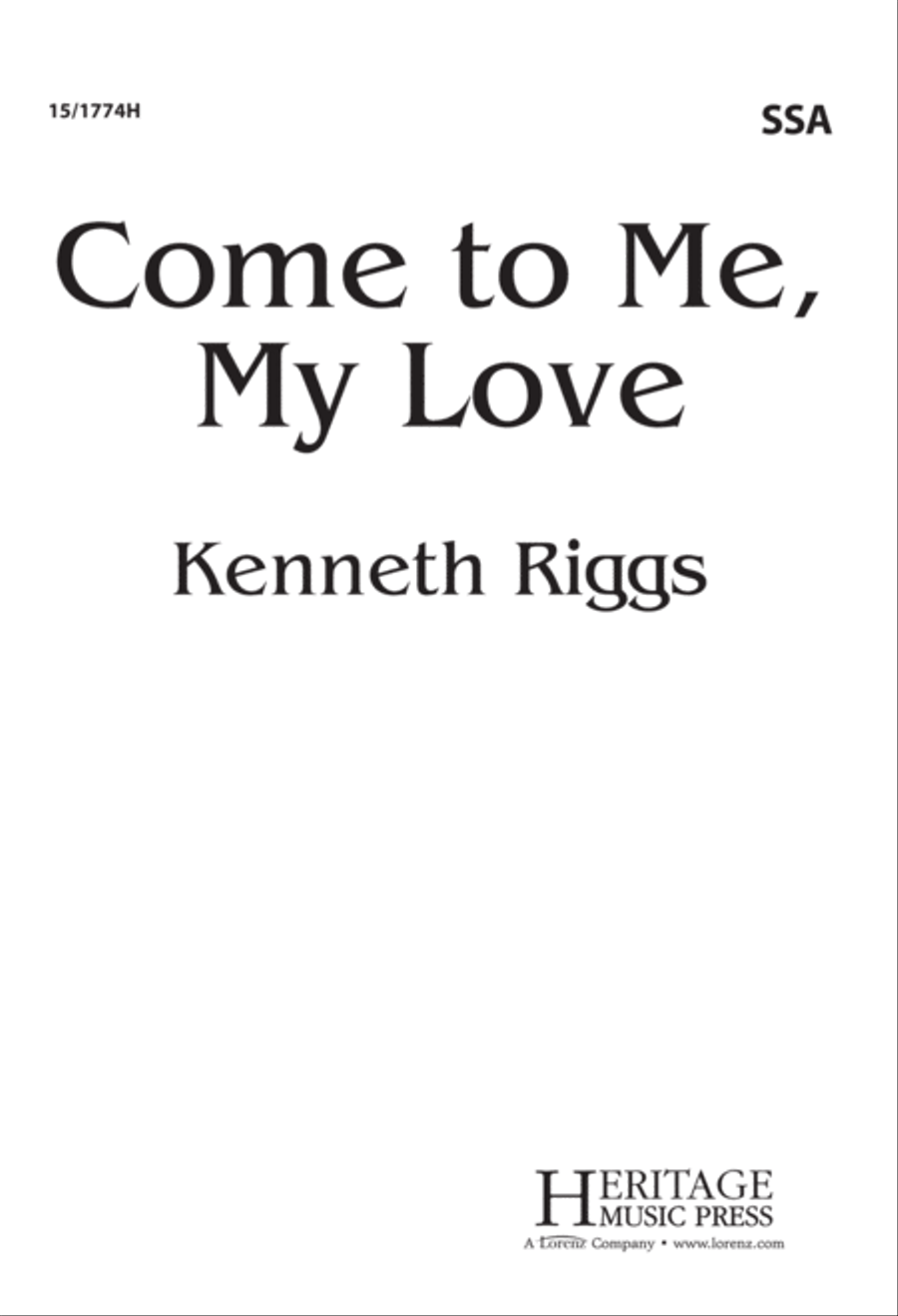 Come to Me, My Love SSA scores gallery preview page 1