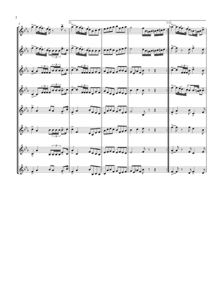 Coronation March (Db) (Tenor Saxophone Octet)
