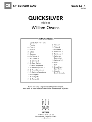 Quicksilver: Score