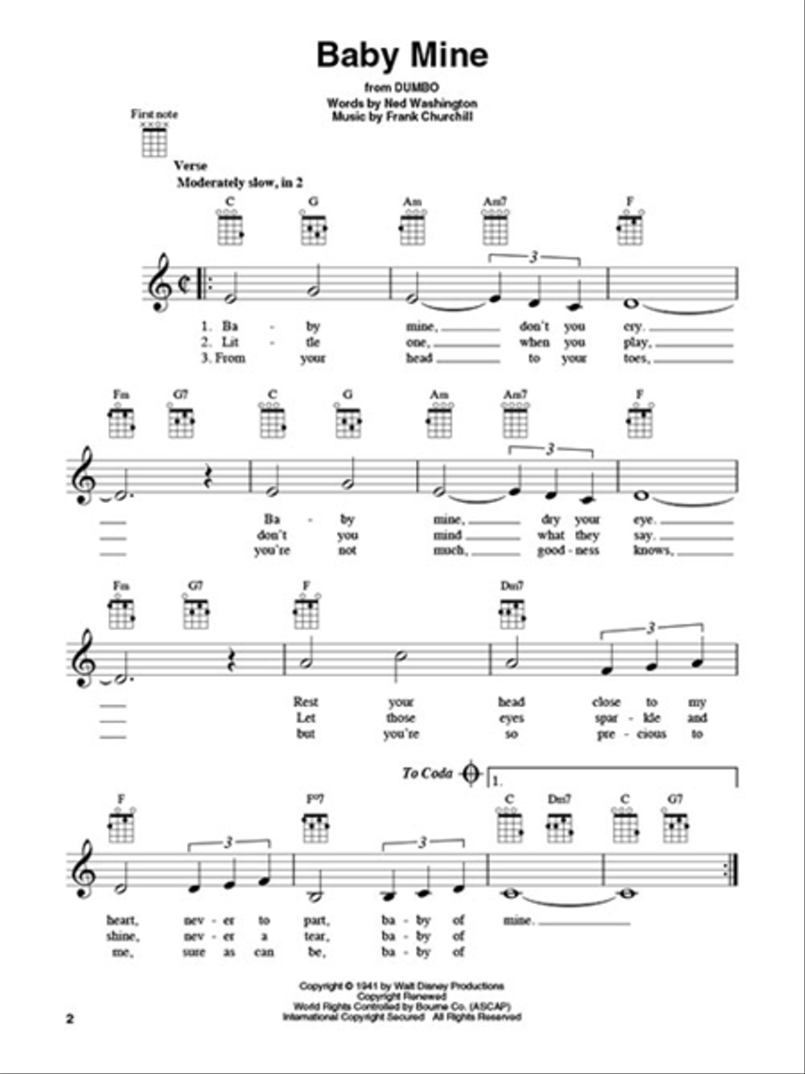 Disney Hits for Ukulele Disney Hits for Ukulele Ukulele scores gallery preview page 3