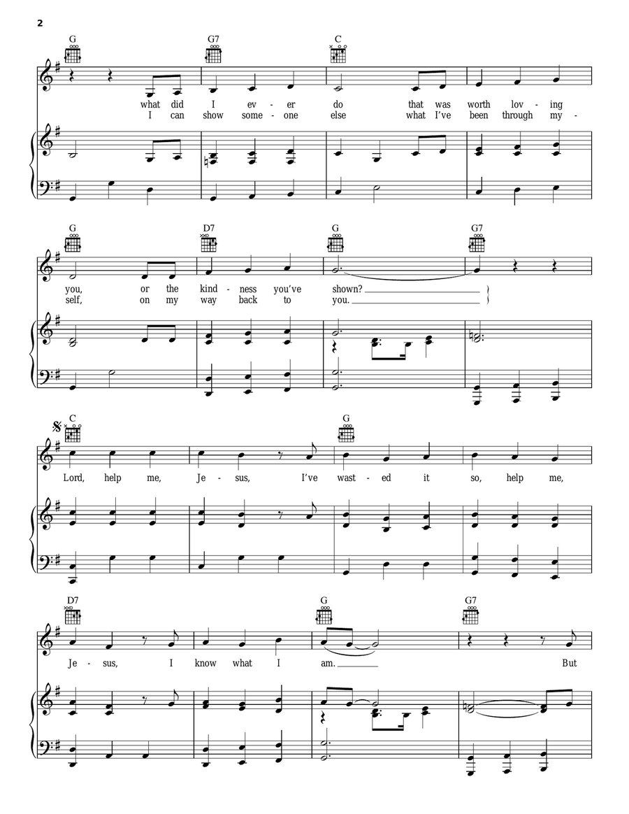 Why Me? (Why Me, Lord?) Why Me? (Why Me, Lord?) Guitar scores gallery preview page 2